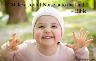 make a joyful noise