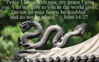 peace I leave with you