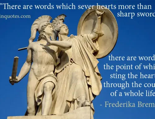 There are words