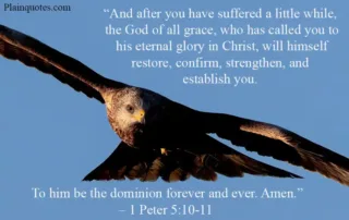 and after you have suffered