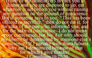 if one of the unbelievers