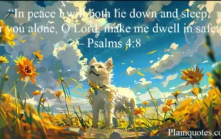 in peace I will