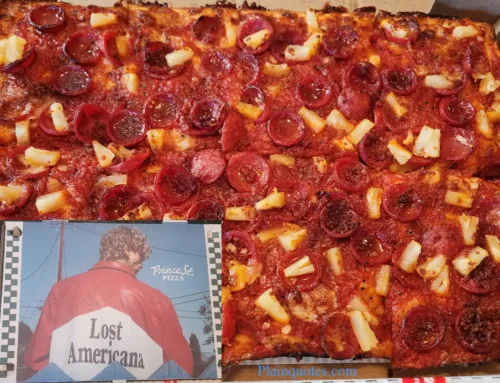 Prince St. Pizza Machine Gun Kelly the Lost Americana Pizza
