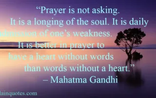 Prayer is not asking