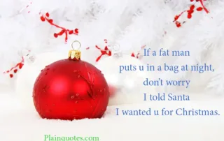 If a fat man puts u in a bag at night