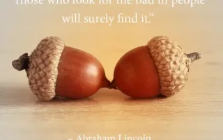 Those who look for the bad in people