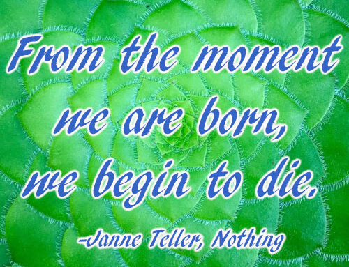 From the moment we are born