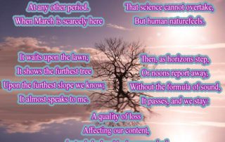 A Light Exists In Spring poem