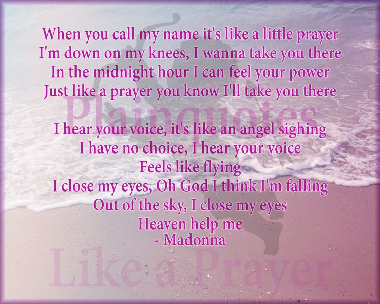 Madonna like a prayer picture