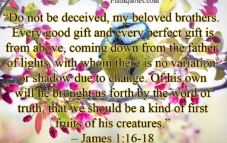 do not be deceived my beloved brothers
