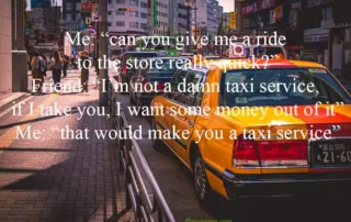 ride to store joke