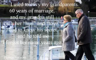 used to envy grandparents