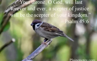 your throne O God will last forever