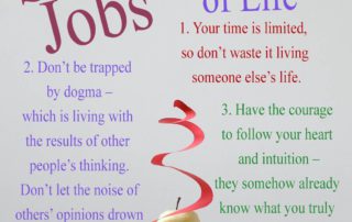 Steve Jobs Three Rules Of Life