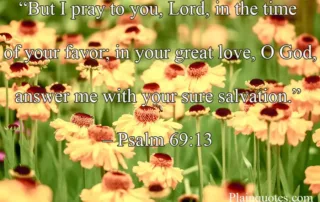 but I pray