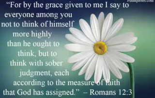 for by the grace