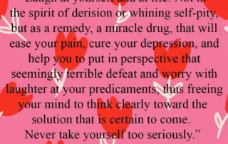 laugh at yourself