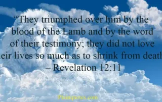 they triumphed over him