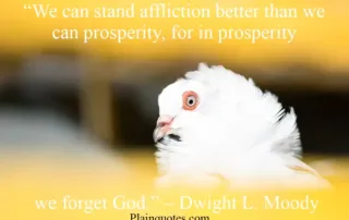 we can stand affliction