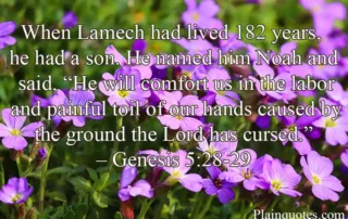when Lamech had lived 182 years