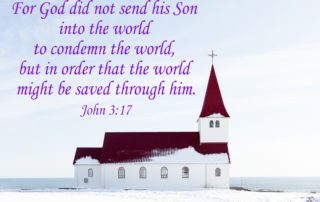 For God did not send his Son