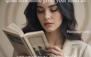 we need quiet time