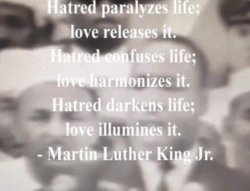 Hatred paralyzes life