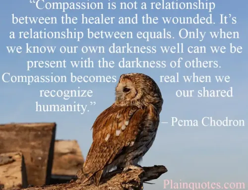 Compassion is not a relationship