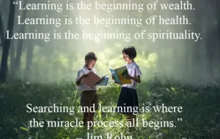 learning is the beginning