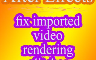 fix imported video rendering glitches image