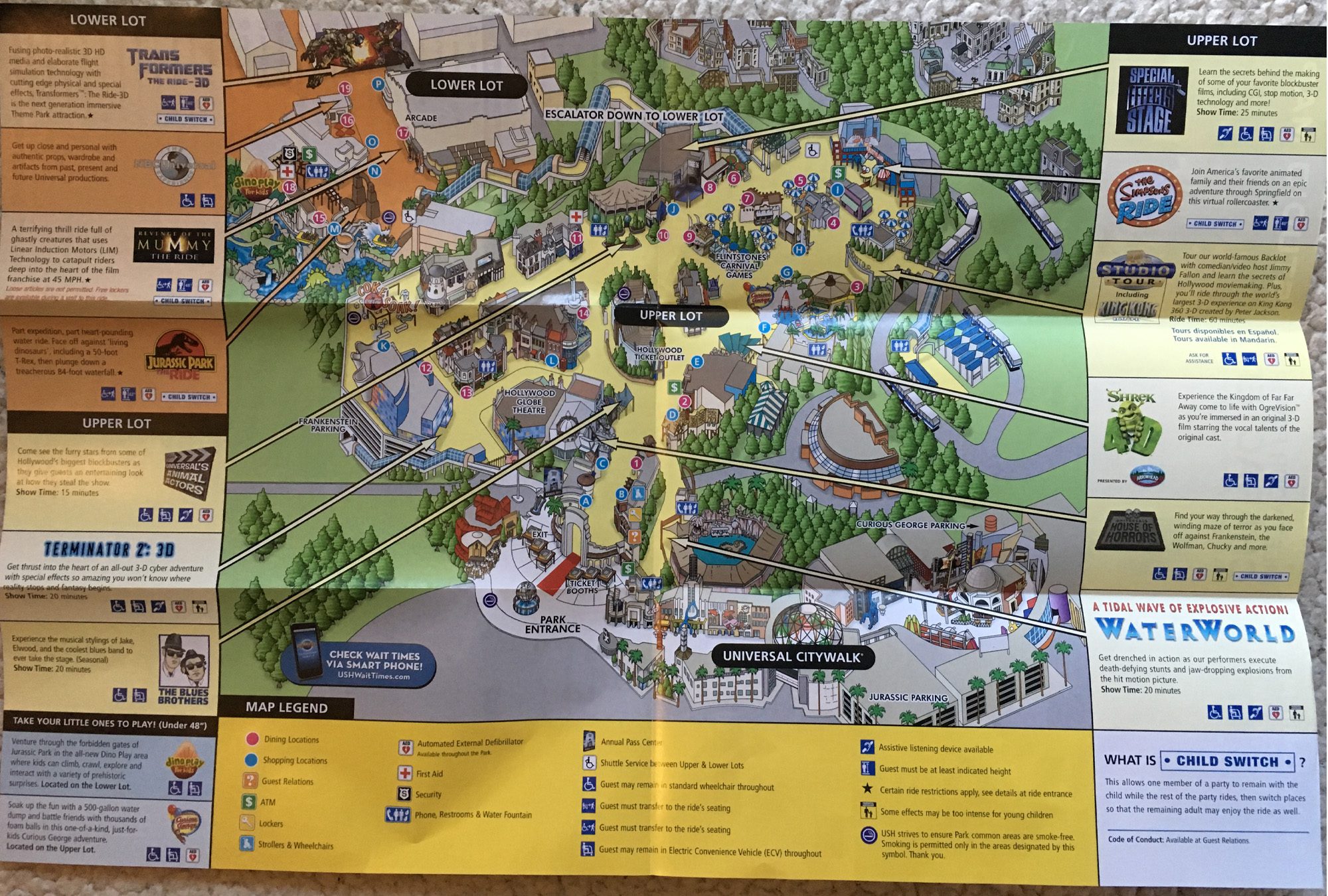 downloadable map of universal studios hollywood