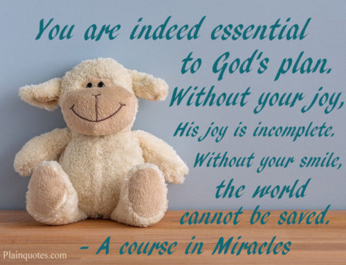 You are indeed essential to