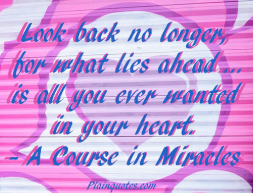 Look back no longer