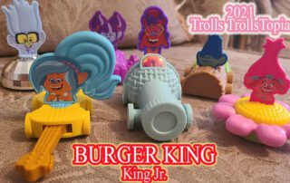 Burger King Trolls TrollsTopia toys 2021