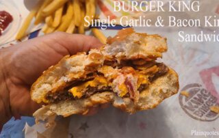 Burger King Single Garlic and Bacon King Sandwich
