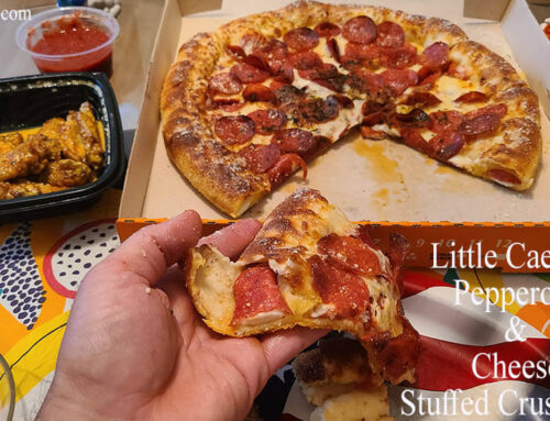 Little Caesars Pepperoni & Cheese Stuffed Crust Pizza