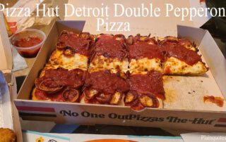 Pizza Hut Detroit Style Double Pepperoni Pizza