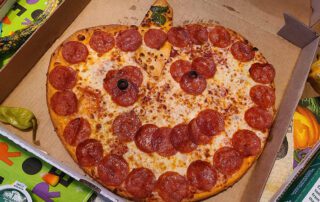 Papa John's Jack O Lantern Pizza