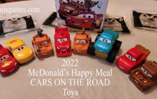 2022 Cars on The Road Happy Meal Toys