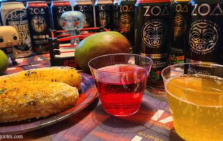 Zoa White Peach and Tropical Punch Energy Drinks