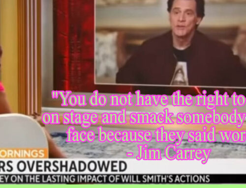 Jim Carrey on Will Smith Slapping Chris Rock