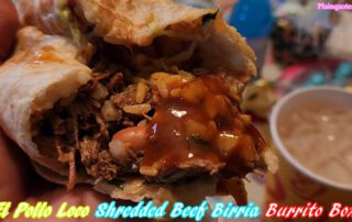 Shredded Beef Birria Burrito from El Pollo Loco