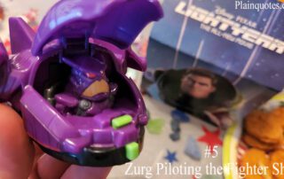 2022 Lightyear happy meal toy 5 Zurg Piloting the Fighter Ship