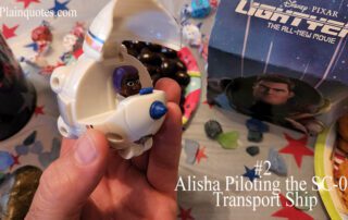 Happy Meal toy 2 Alisha Piloting the SC-01 Transport Ship