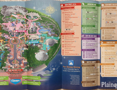2022 Disneyland map