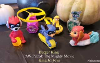 burger king Paw Patrol the Mighty Movie Toys