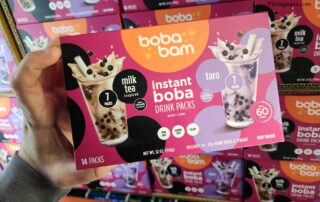 boba bam instant boba drink packs from Costco