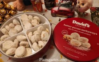 David's Cookies butter pecan meltaways