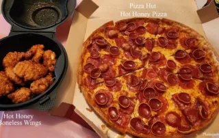Pizza Hut Hot Honey Pizza and Wings