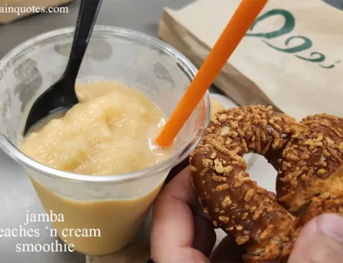Jamba Peaches ‘N Cream Smoothie